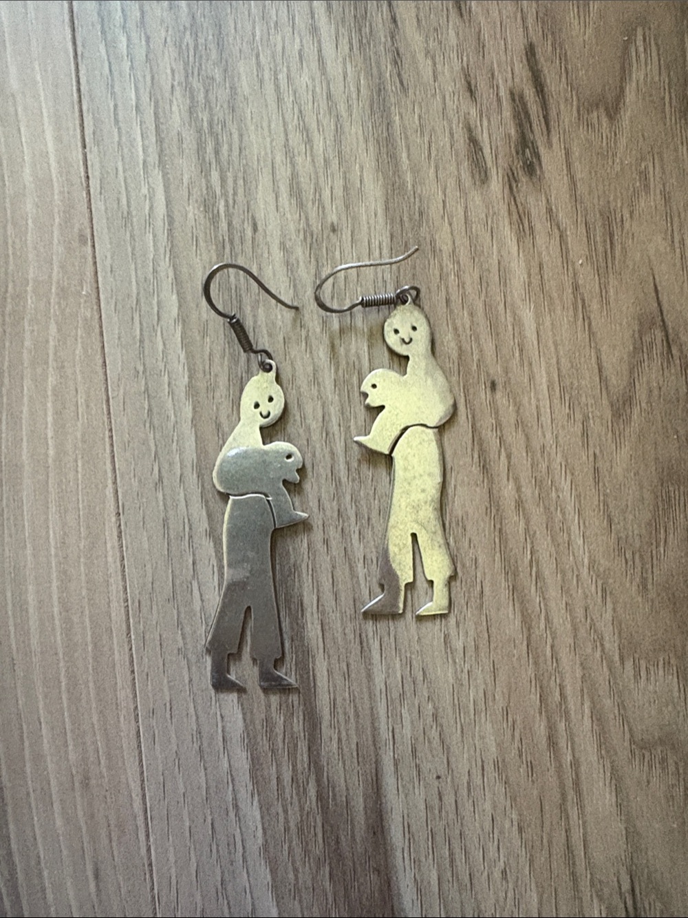 925 Parent & Child Dangle Earrings